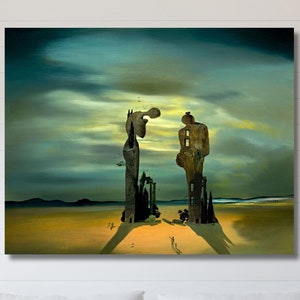 Salvador Dali Canvas Salvador Dali Poster Ready to Hang Canvas Surrealistic Poster Wall Art Print Salvador Dali Print Art Gift Of Home Art