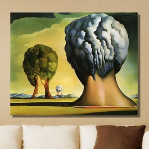 Salvador Dali Wall Art Salvador Dali Poster Ready to Hang Canvas Surrealistic Poster Wall Art Salvador Dali Print Art Gift Of Home Decor Art