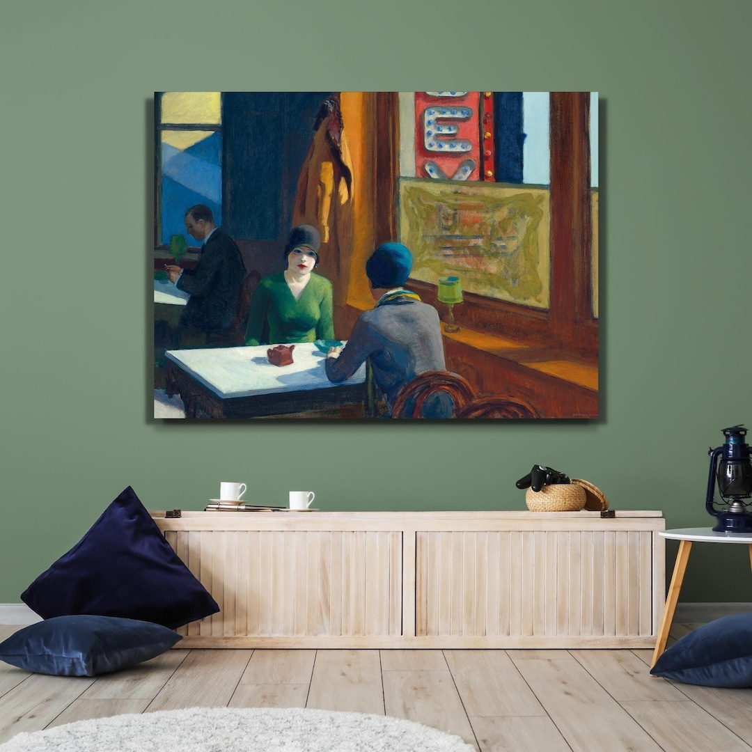 Edward Hopper Chop Suey 1929 Canvas Dark Academia Wall Art Vintage edward-hopper-chop-suey-1929-canvas-dark-academia-wall-art-vintage