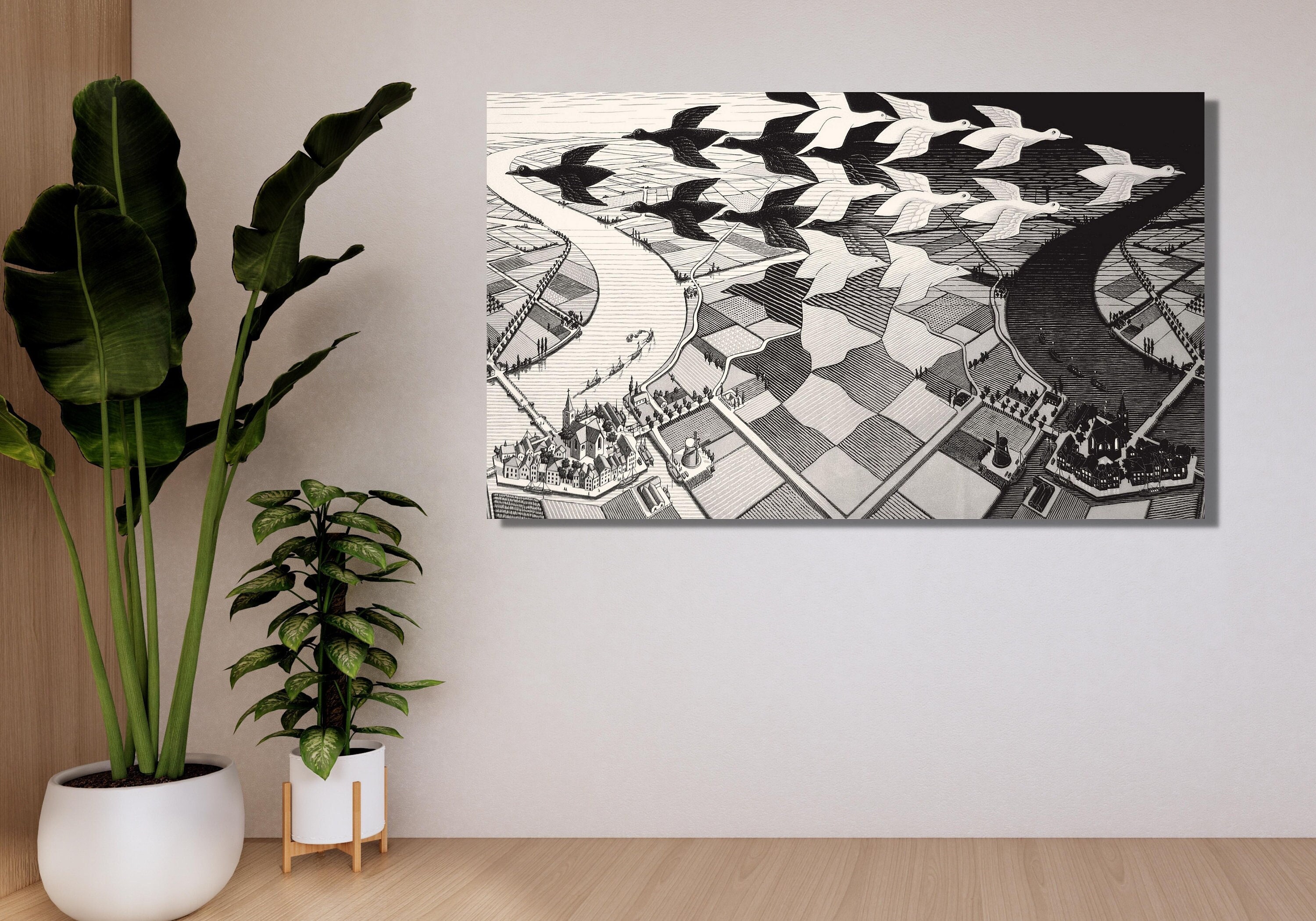 Escher day and night - Etsy 日本