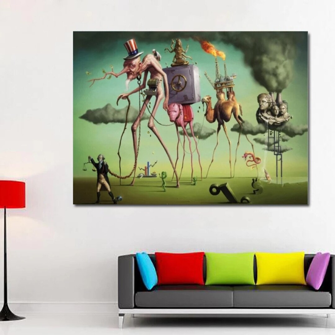 Salvador Dali The Temptation Of Saint Anthony Salvador Dali the Temptation of Saint Anthony Paint,salvador Dali Wall