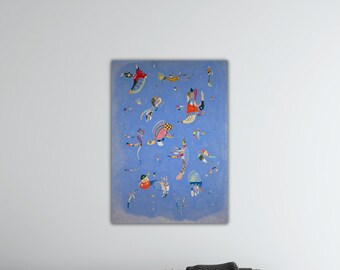 Wassily Kandinsky Sky Blue 1940 Wall Art Kandinsky Canvas Wassily Kandinsky Poster Kandinsky Printing Art Modern Canvas Painting Home Decor