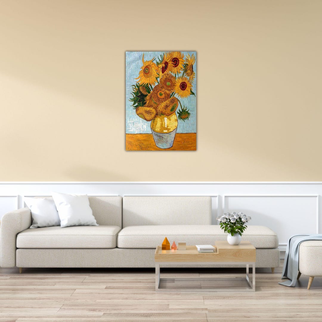 Vincent Van Gogh Still Life Vase With Twelve Sunflowers 1889 Wall Art ...