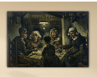 フィンセント ファン ゴッホ ジャガイモを食べる人々 (1885) 絵画