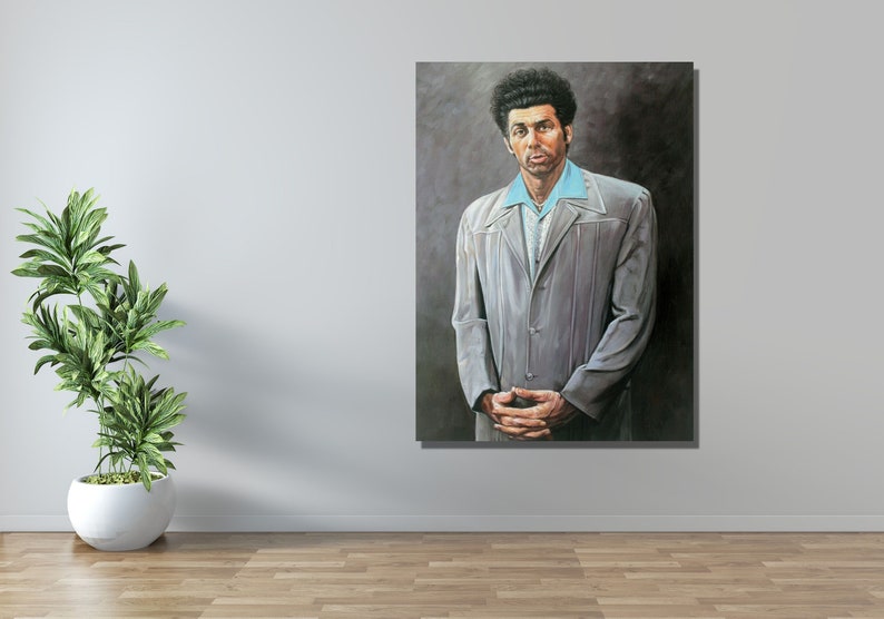 Cosmo Kramer Poster Print Art, the Kramer Portrait,kramer Painting