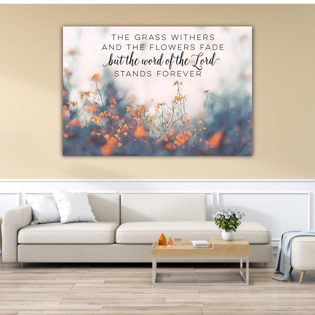 Christian Bible Verse Canvas Art Christian Bible Verse Poster Jesus ...