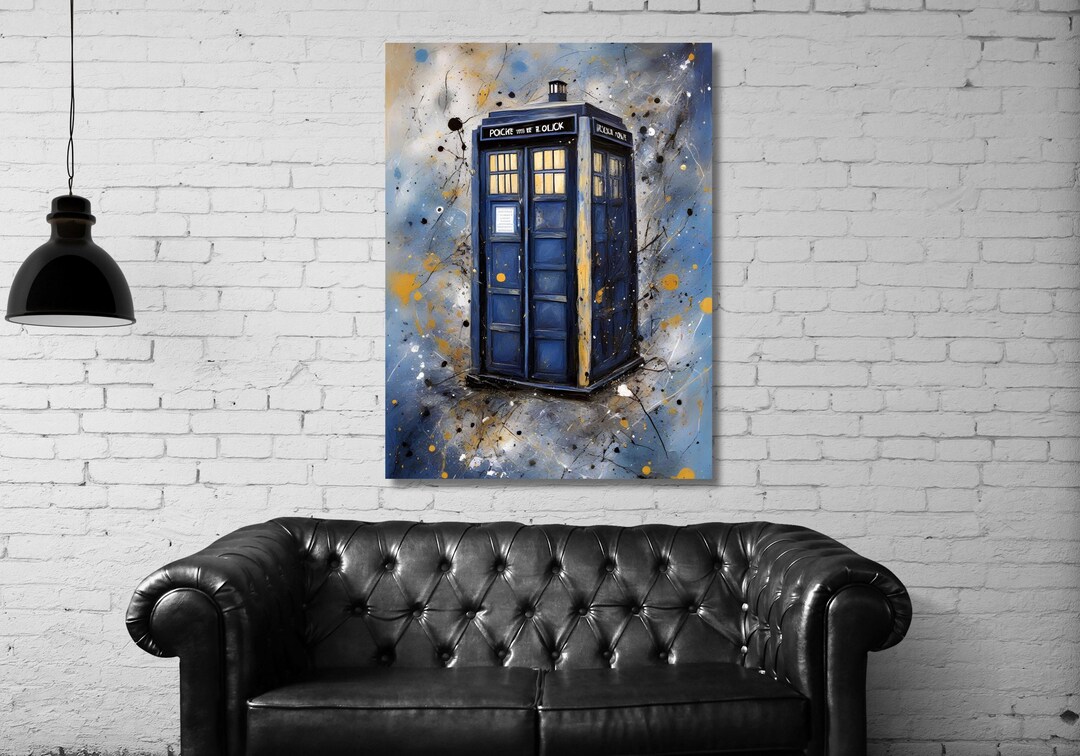 Doctor Who London Wall Art Gift,doctor Who Tardis Canvas Print Art ...