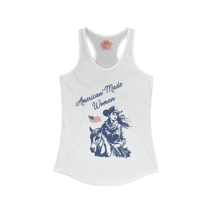 American-Made Woman Ideal Racerback Tank