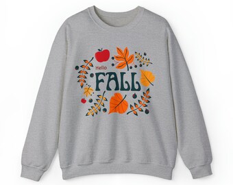 Hello Fall Unisex Crewneck Sweatshirt