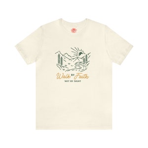 Walk By Faith Unisex Jersey Short Sleeve Tee