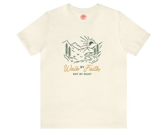 Walk By Faith Unisex Jersey Short Sleeve Tee