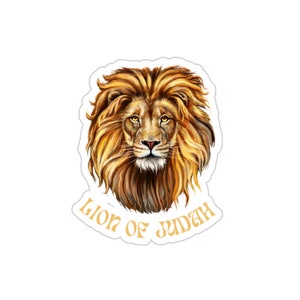 Lion of Judah Die-Cut Stickers