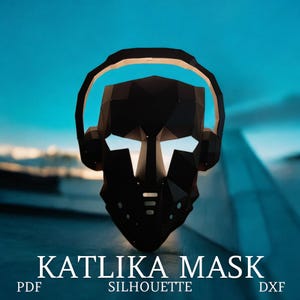 Unique Low-Poly Geometric Mask – Perfect for Cosplay, Festivals, Parties, Artistic Costume Accessory for Events & Celebrations