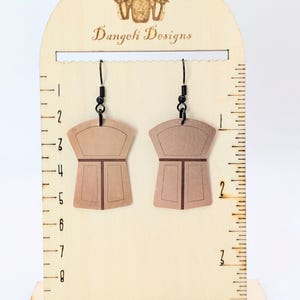 Copper Shield Earrings