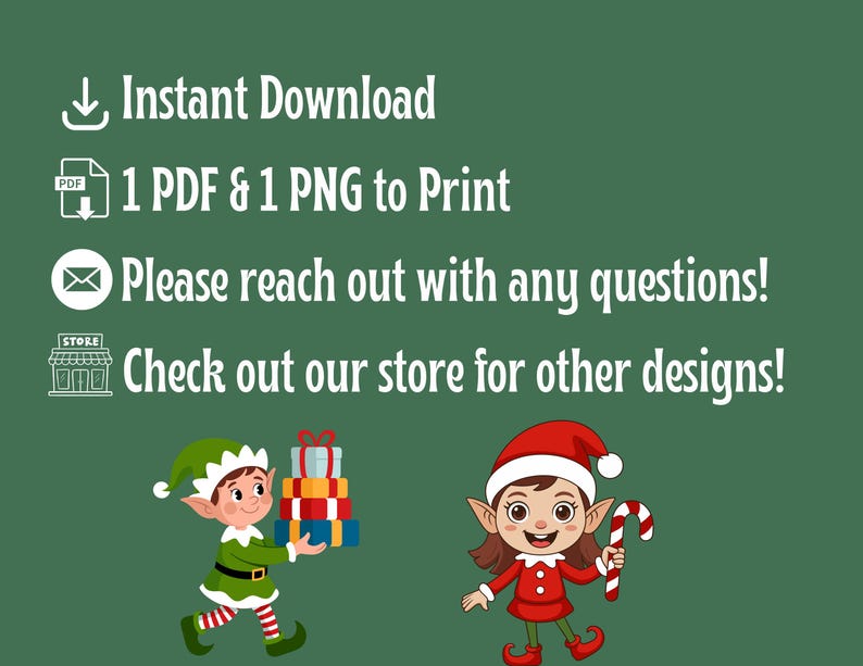 Funny You've Been Elfed Game Printable – Digital Download for Christmas ...