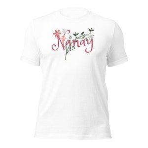 Nanay flower t-shirt