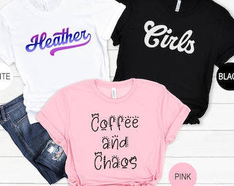 Custom Text Unisex T-Shirt, Custom Birthday Shirt, Custom Name Shirt, Design Your Group Shirts, Custom Kids Shirt, Personalized Text Shirt