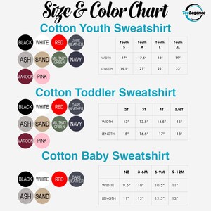 a poster with different colors and sizes of clothing