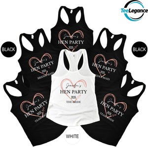Custom Bride Tank Top, Bachelorette Party Women Tank Top, Bridesmaid Tank Tops, Bridal Shower Tank Top, Personalized Bride Tank Top Gift