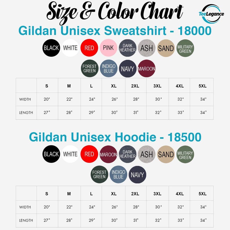 a chart with different colors and sizes of shoes
