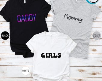 Custom Text V-Neck Shirt, Custom Birthday V-Neck, Custom Name V-Neck, Design Your Group V-Neck, Custom V-Neck, Personalized Text V-Neck