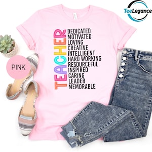 Colorful Teacher Shirt Gift, Teacher Definition Tee, End of Year Teacher Gift, Back to School Teacher T-Shirt, Teacher Appreciation Shirt