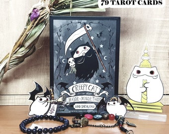 Creepy Cat 79 Tarot Cards