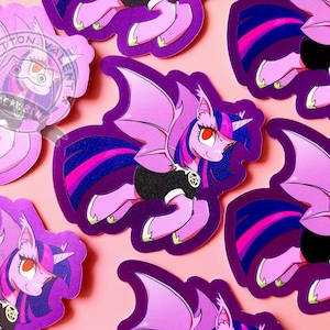 Twilight Sparkling metallic di-cut sticker