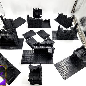 Pariah Nexus 40k Competitive Magnetized Terrain Set – Grimdark Wargaming Terrain – 3D Printed Official Sized Terrain Tabletop Scifi Wargame