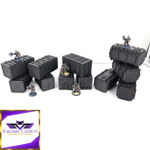 Durable Bulk Shipping Crates for Wargaming – Perfect for Grimdark, Wargaming & More! WTC Sizing