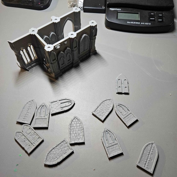 Grimdark Gothic Ruins Gelände: Einöde Emerita 28-32 Mm Kriegsspiel-Szenerie
