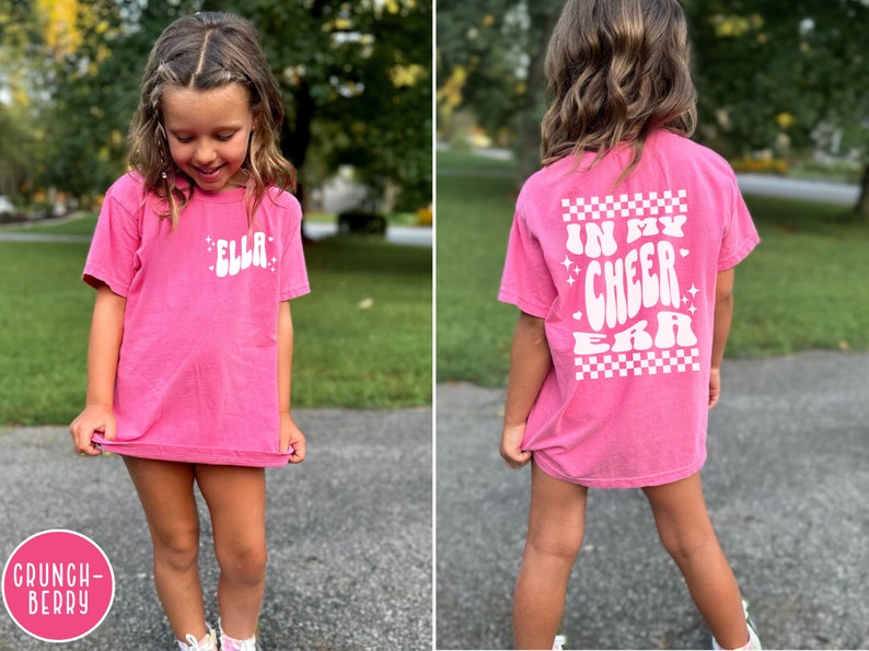 Personalized Youth Cheerleading Shirt, Kid Cheerleading Tee, Tshirt