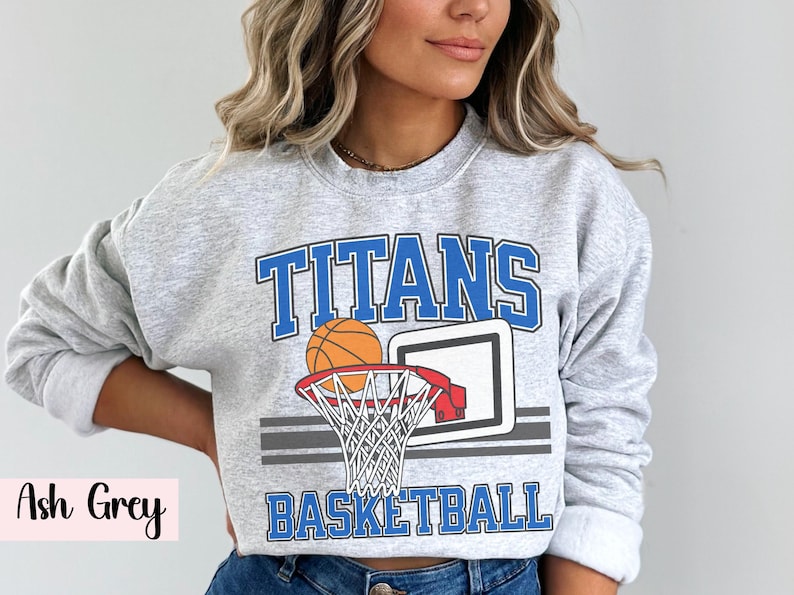 Custom Basketball Sweatshirt, Personalized Team name Crewneck, basketball girlfriend, Shirt for girl, women, boy, Youth basketball team image 6