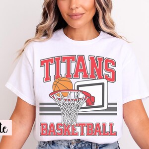 Custom Basketball Sweatshirt, Personalized Team name Crewneck, basketball girlfriend, Shirt for girl, women, boy, Youth basketball team image 12