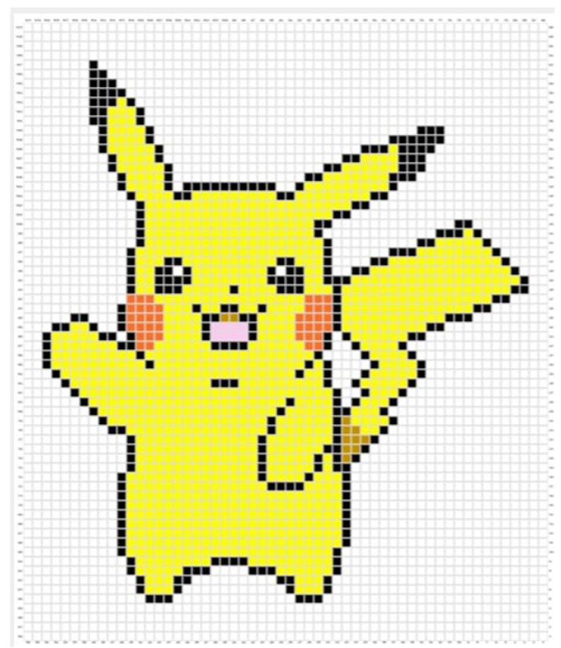 Pokemon Graphgans Pikachu *digital Pdf* Pokemon Pikachu Graphgan C2c Corner to Corner ...