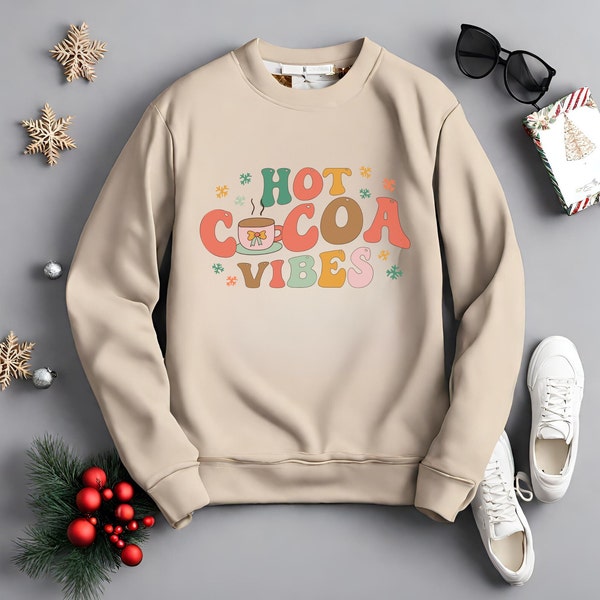 Hot Cocoa Sweater Christmas Jumper Day Sweater Weather Hot Chocolate Christmas Sweater Hot Chocolate Homemade Marshmallows Hot Cocoa Mix