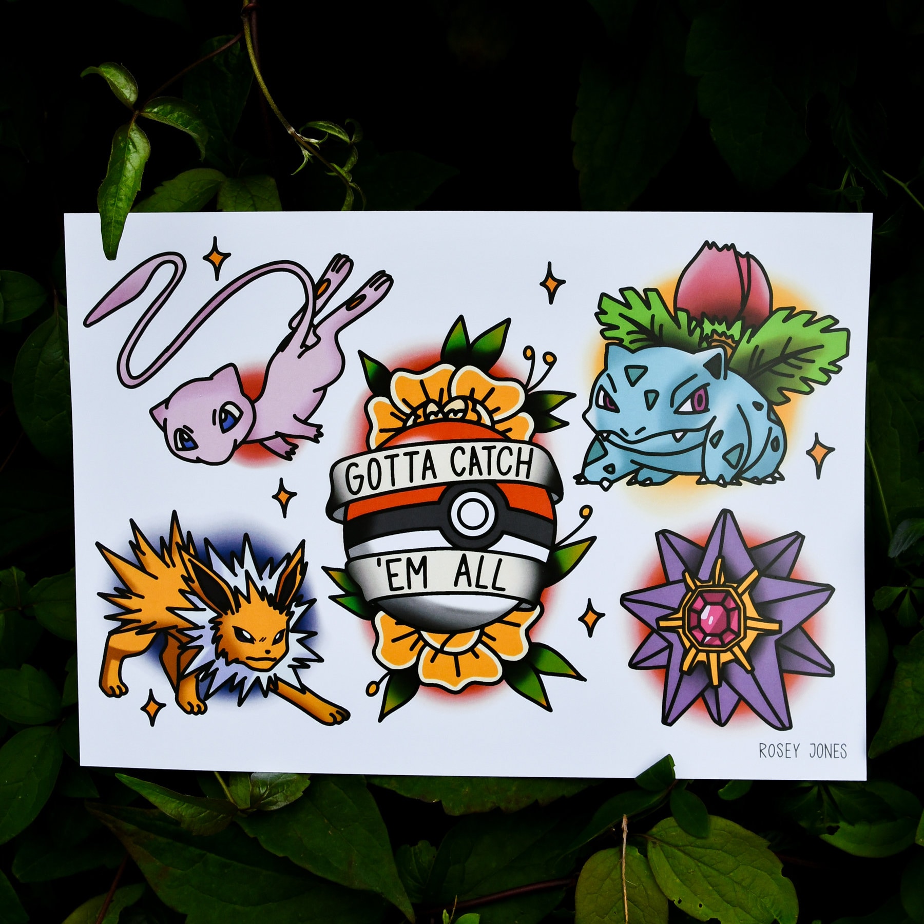Tatouage Permanent Bulbizarre Pokémon - Exprimez votre passion avec style  et originalité