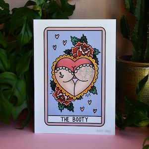 Traditional Tattoo Print Tarot Booty