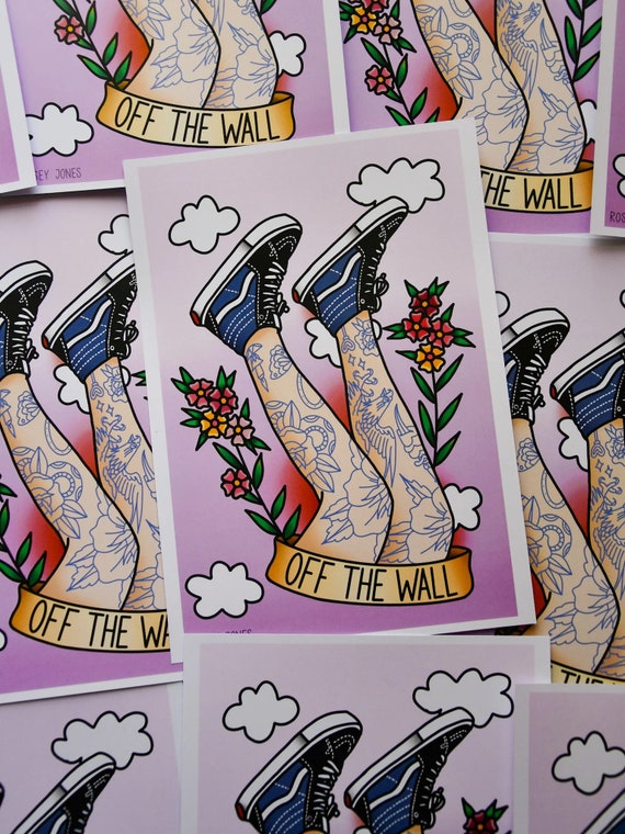 Vans off the wall print sales