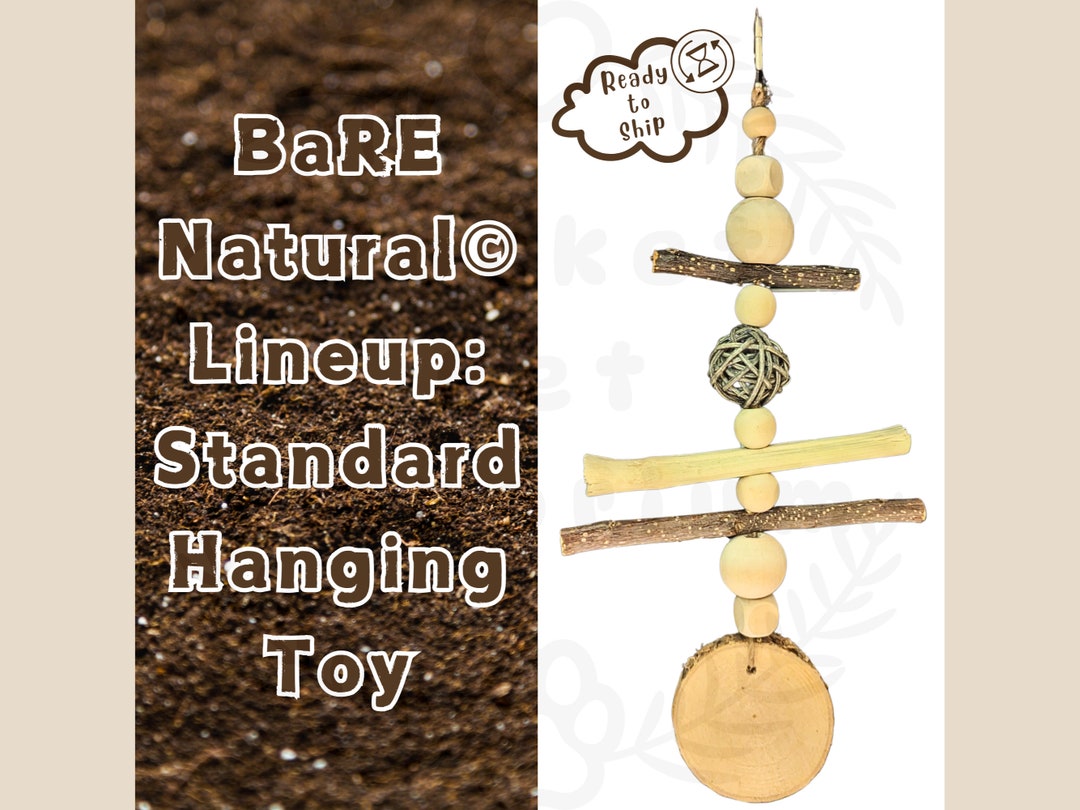 Natural Hanging Chew Toy for Rats and Small Animals, 1112 Boredom