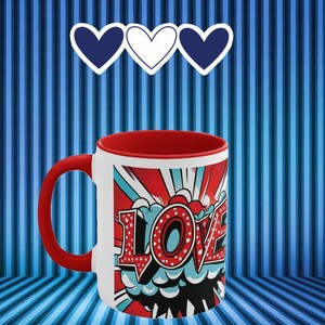 Mug, love mug, coffee mug, mug of the day, gift mug, Coffee Mug, 11oz LOVE
