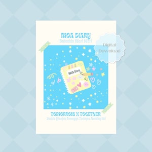 TXT MOA Diary - digital print