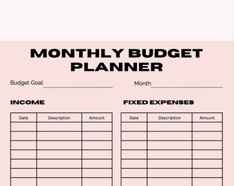 BUDGET PLANNER