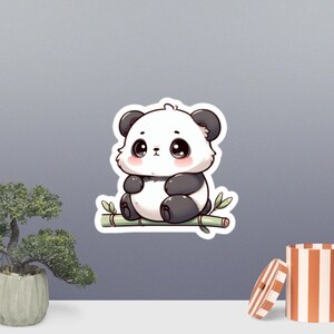 Chubby Panda Vinyl Sticker