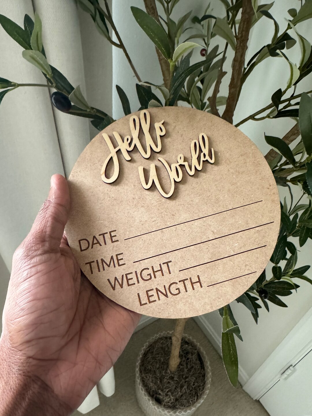 Personalized Baby Announcement Sign: Birth Stats Footprint Sign - Etsy