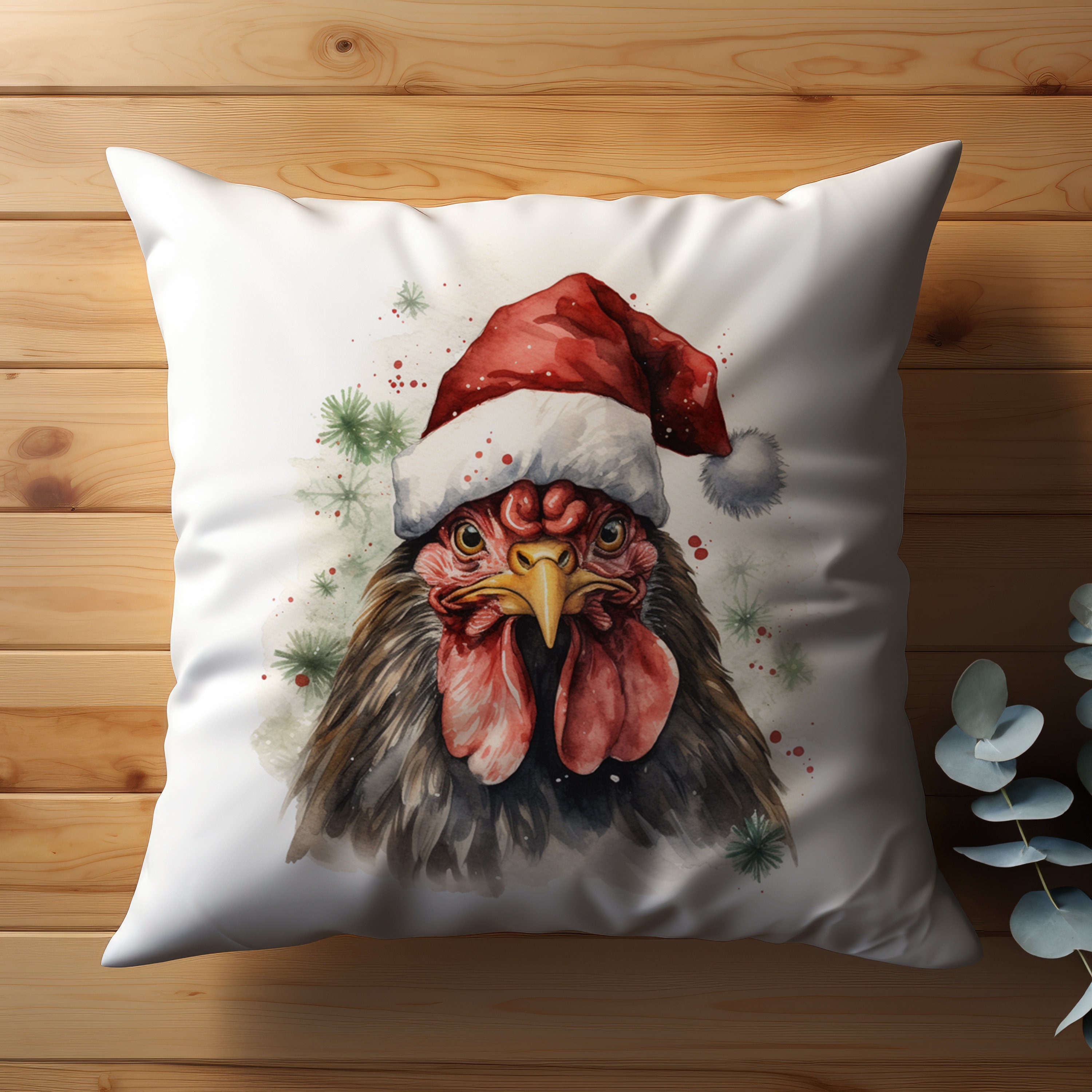 Chicken Throw Pillow Etsy UK