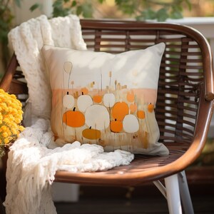Pumpkin Accent Pillow | Fall Decor | Fall Couch Pillow | Pumpkin Chair Pillow | Autumn Pillow