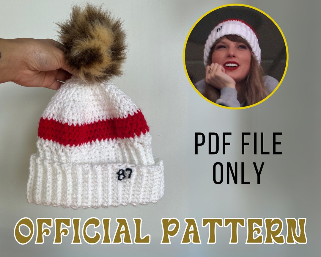 Taylor's 87 Crochet Beanie OFFICIAL PATTERN by Kut the Knit Pdf File