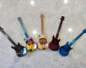 Rock Guitar Spoon: Stainless Steel Music Lover Gift