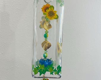 Dzwonek wietrzny słonecznikowy